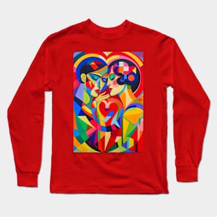 Hearts Aglow: Illuminating Love's Essence Long Sleeve T-Shirt